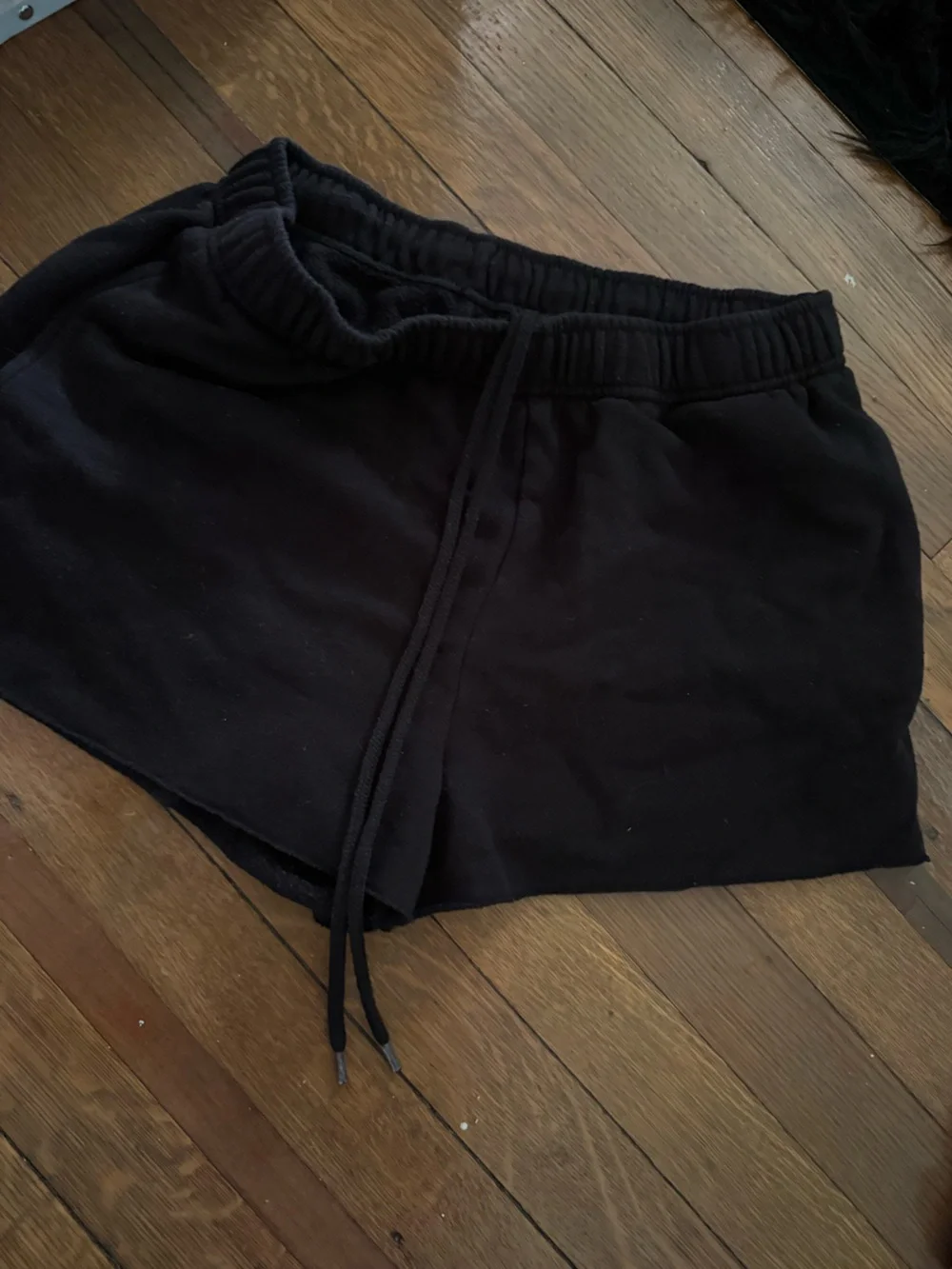 Black Drawstring Shorts